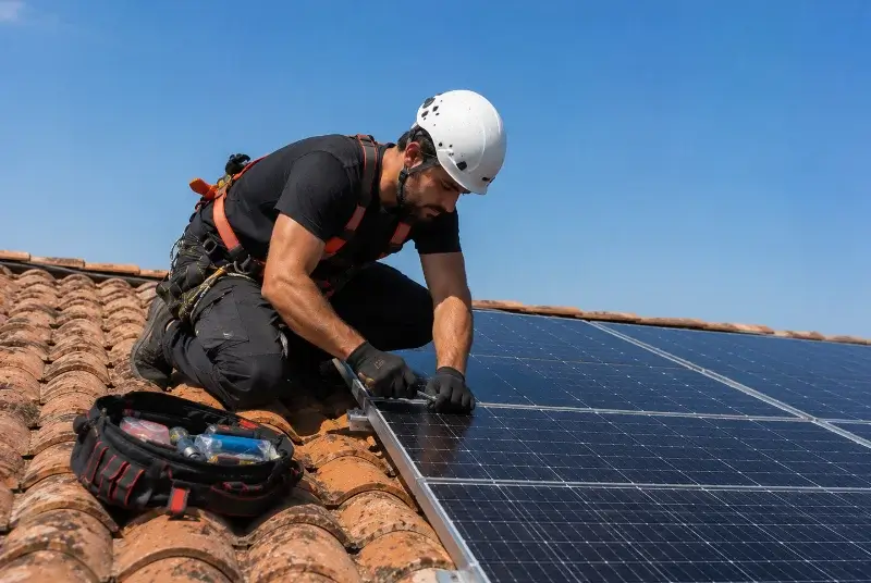 Maintenance et monitoring de panneaux solaires à Saint-Romain-en-Viennois