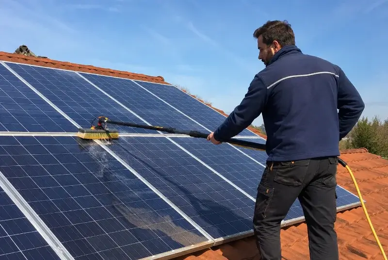 Nettoyage et entretien de panneaux solaires à Saint-Romain-en-Viennois
